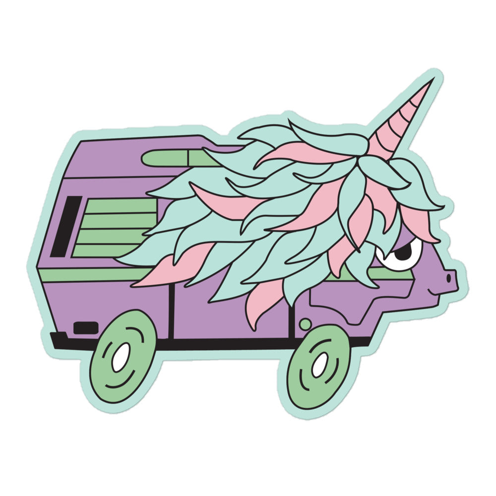 High-Top Hazel Unicorn Sticker - OVERLANDERS Outfitter