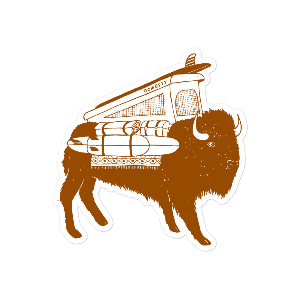 Buffalo Roam Vanimal Sticker - OVERLANDERS Outfitter