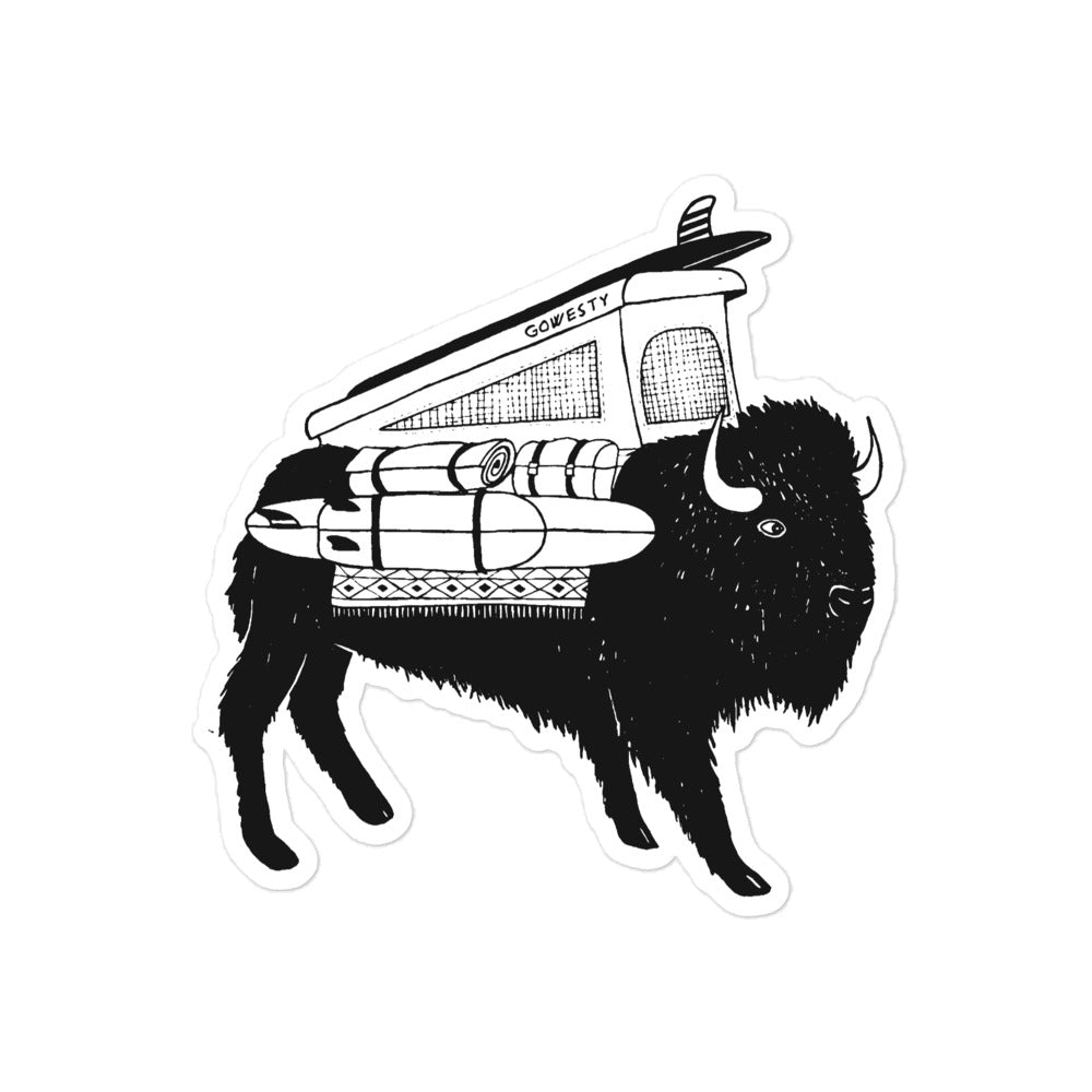 Buffalo Roam Vanimal Sticker - OVERLANDERS Outfitter