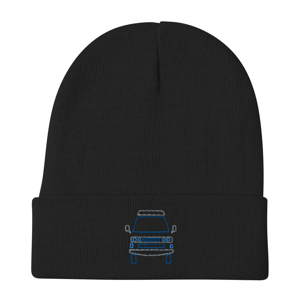 Friendly Face Embroidered Beanie - OVERLANDERS Outfitter