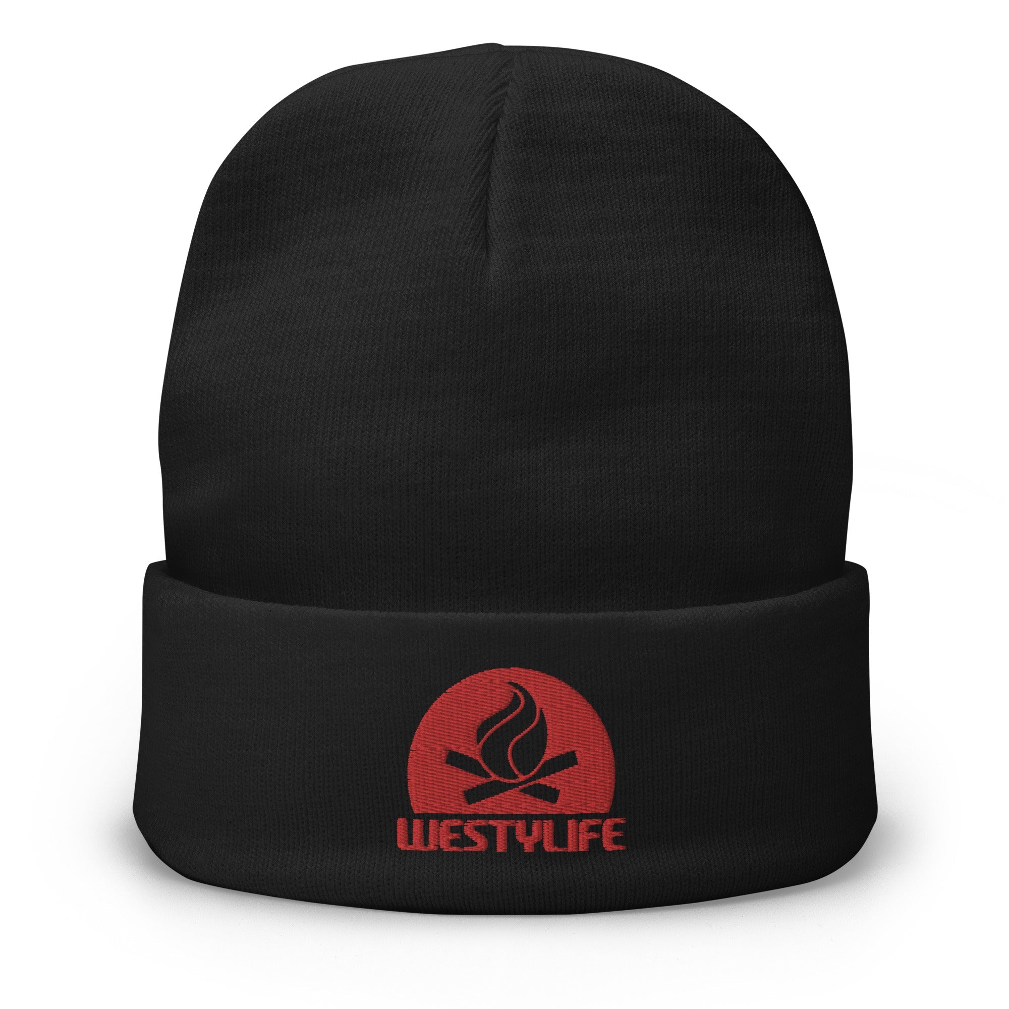 Westy Life Camp Fire Embroidered Beanie - OVERLANDERS Outfitter