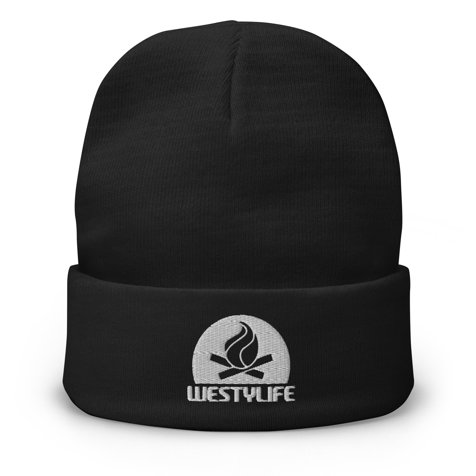 Westy Life Camp Fire Embroidered Beanie - OVERLANDERS Outfitter
