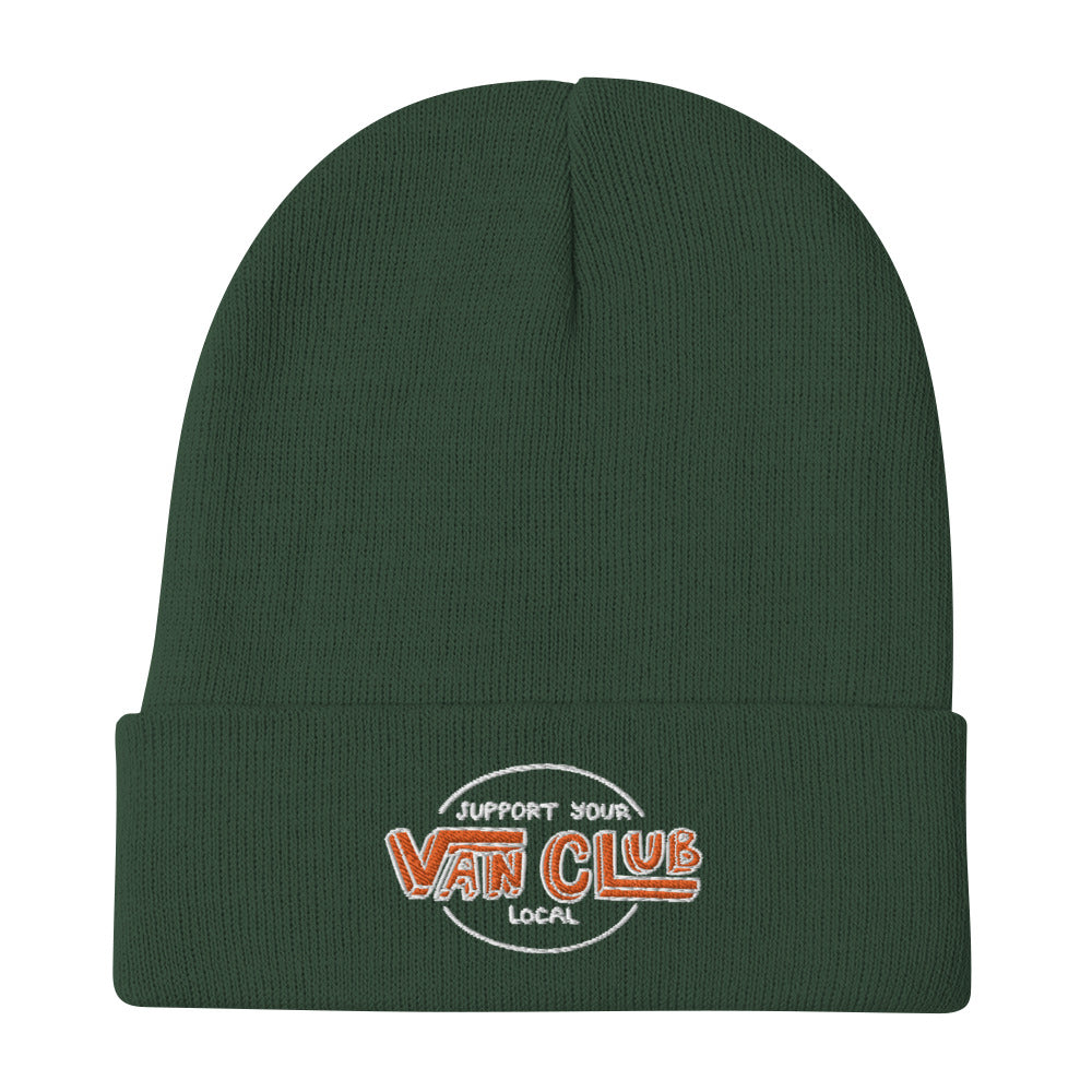 Support Your Local Van Club Embroidered Beanie - OVERLANDERS Outfitter