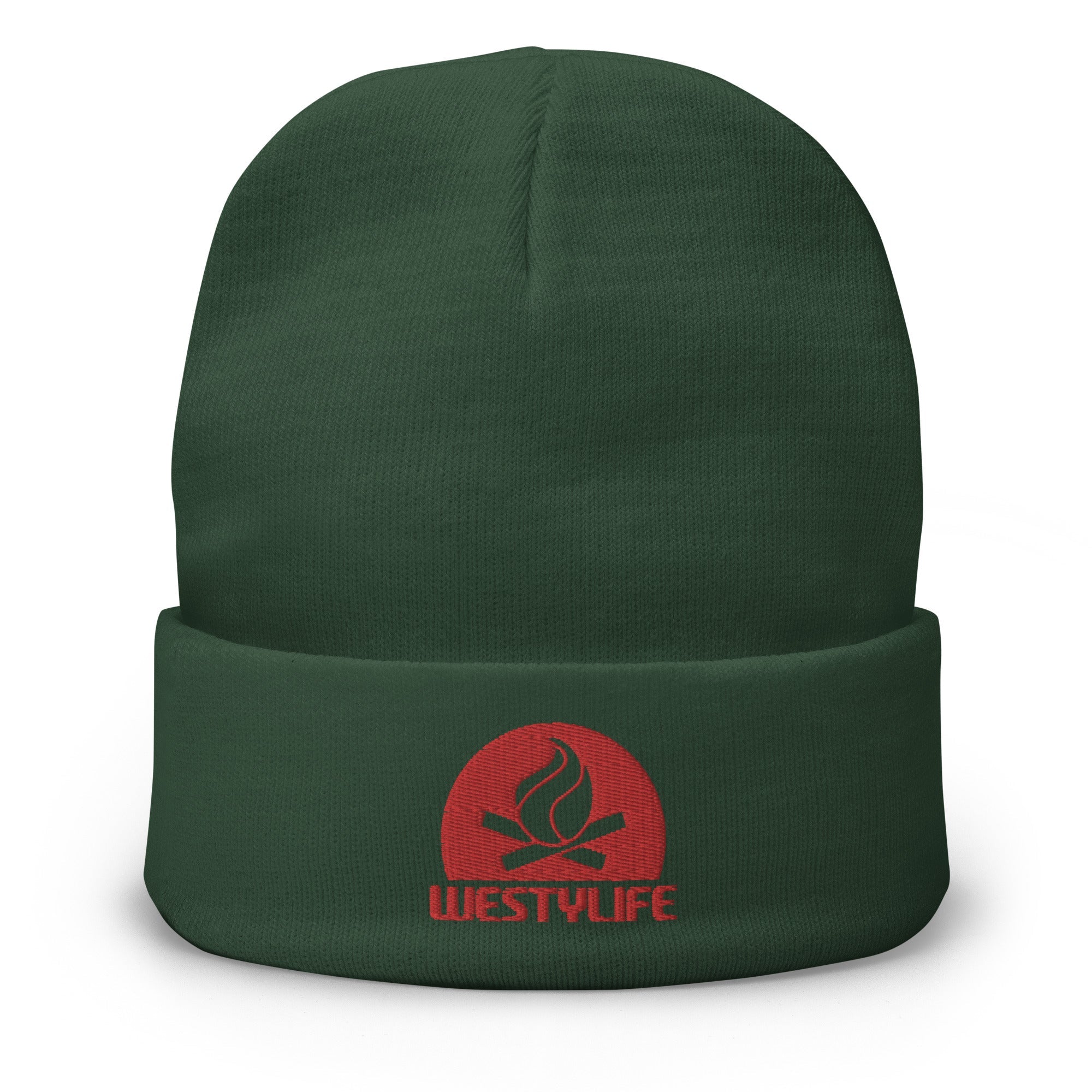 Westy Life Camp Fire Embroidered Beanie - OVERLANDERS Outfitter