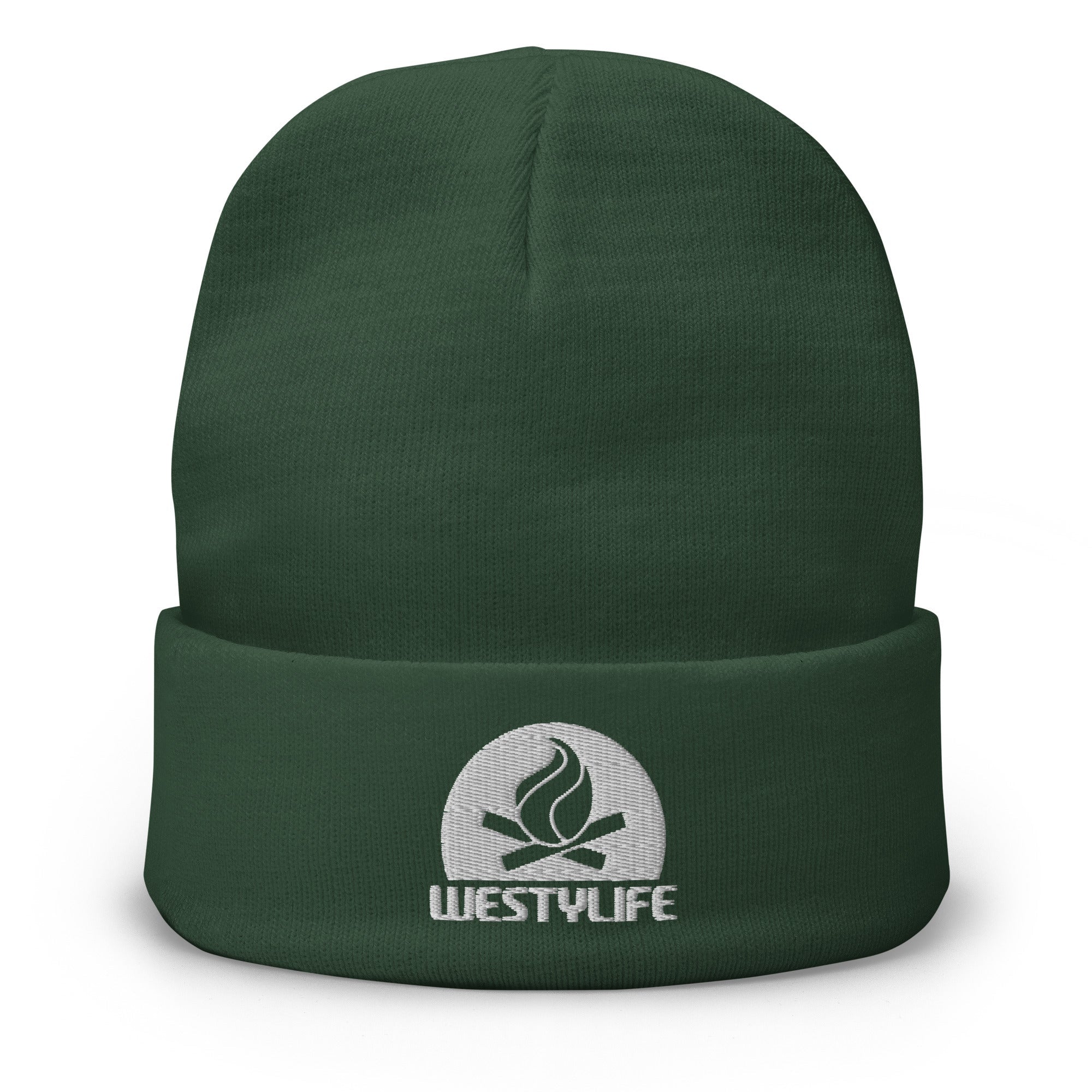 Westy Life Camp Fire Embroidered Beanie - OVERLANDERS Outfitter