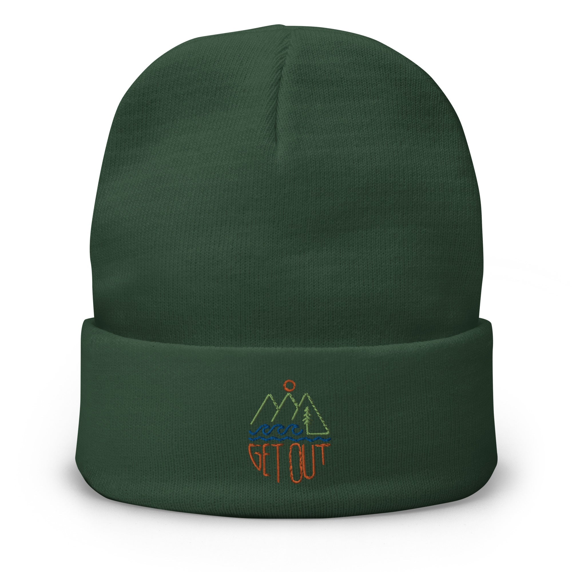 Get Out Embroidered Beanie - OVERLANDERS Outfitter