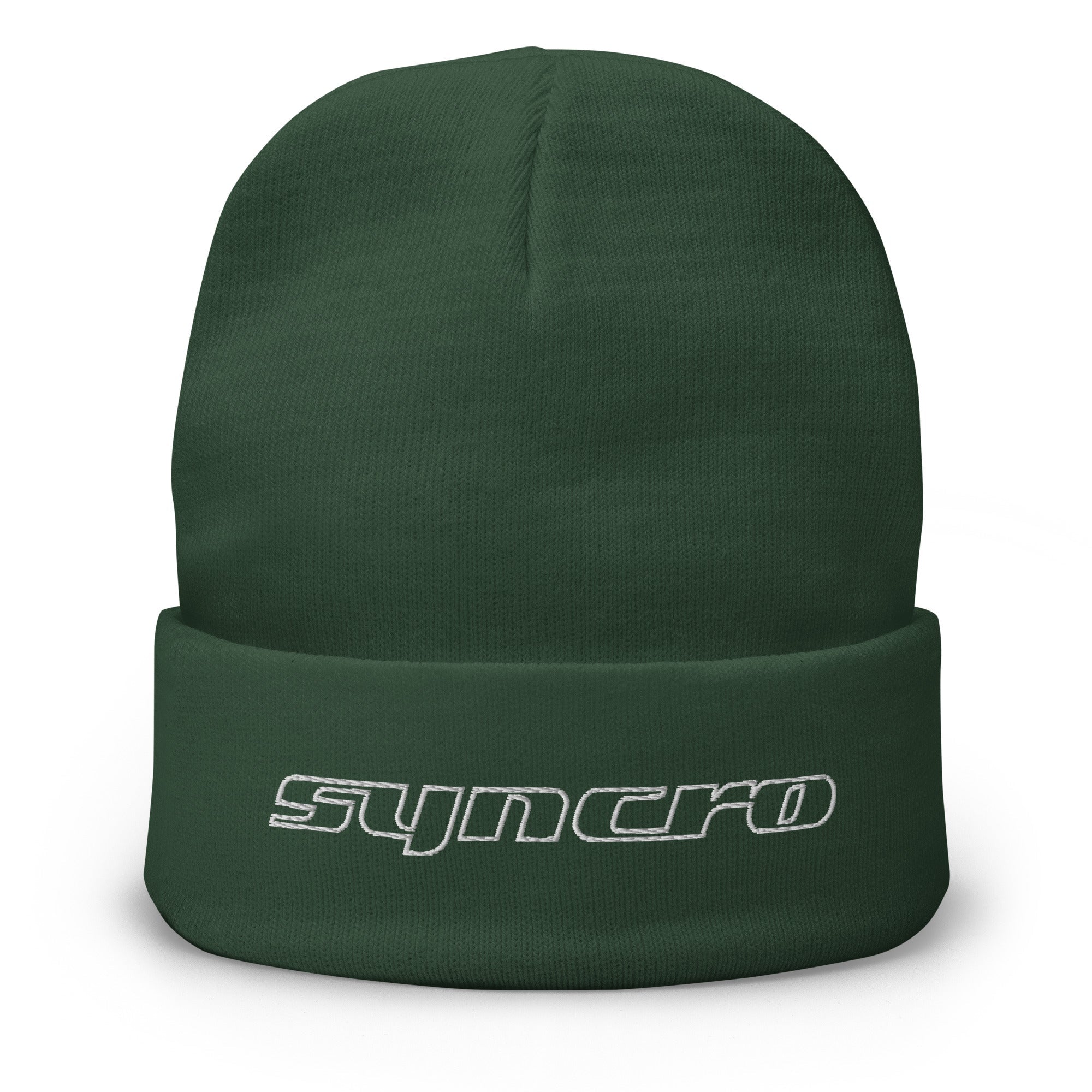 Syncro Script Embroidered Beanie - OVERLANDERS Outfitter