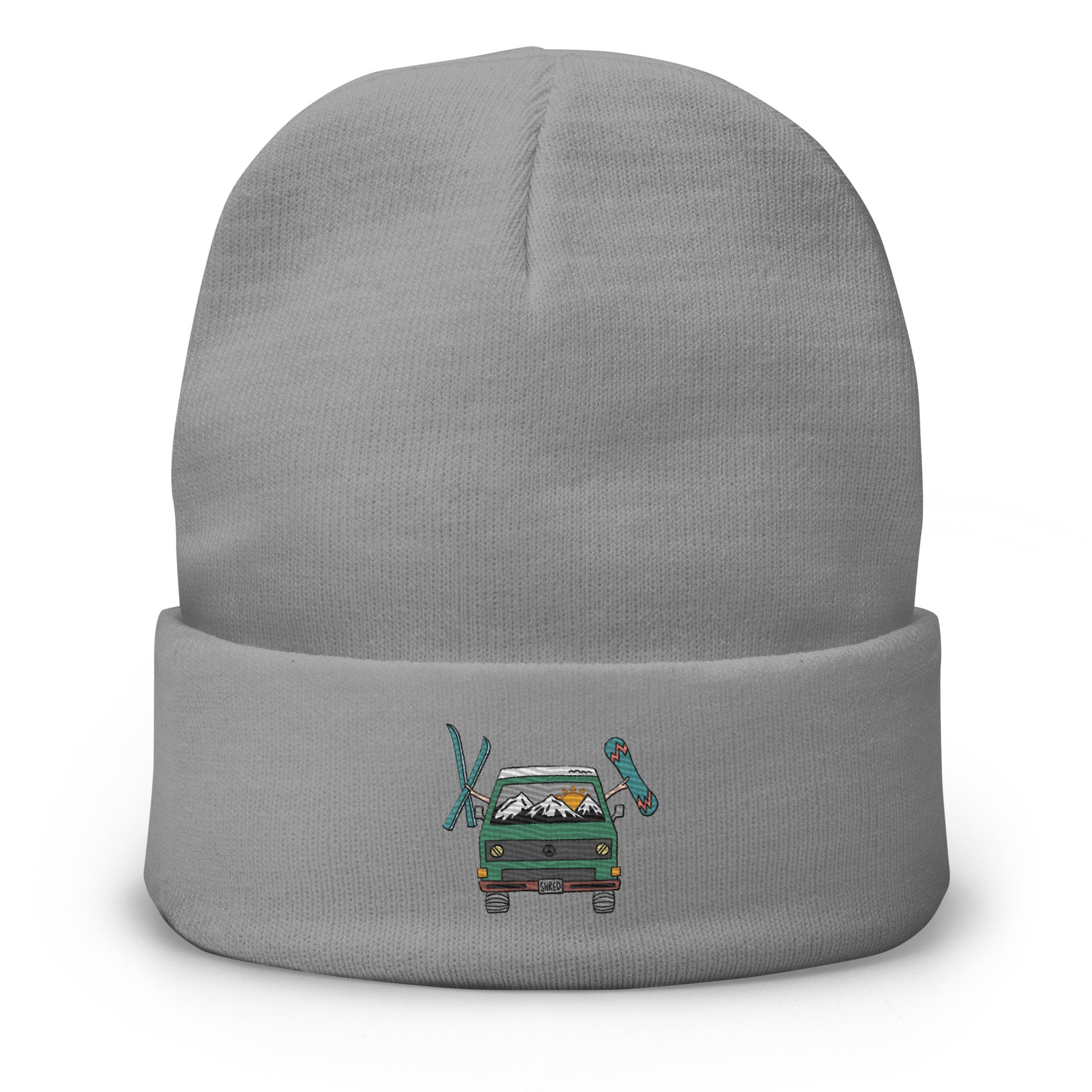 Shred Van Embroidered Beanie - OVERLANDERS Outfitter