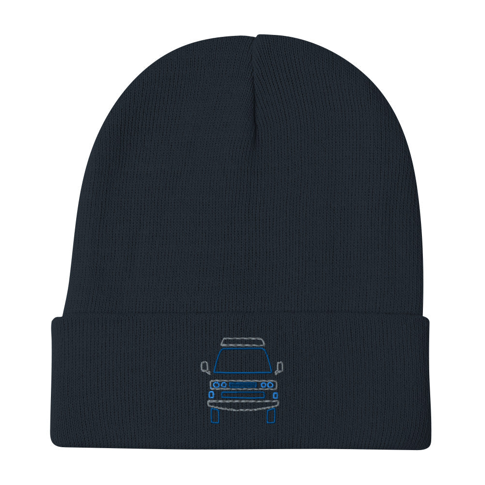 Friendly Face Embroidered Beanie - OVERLANDERS Outfitter