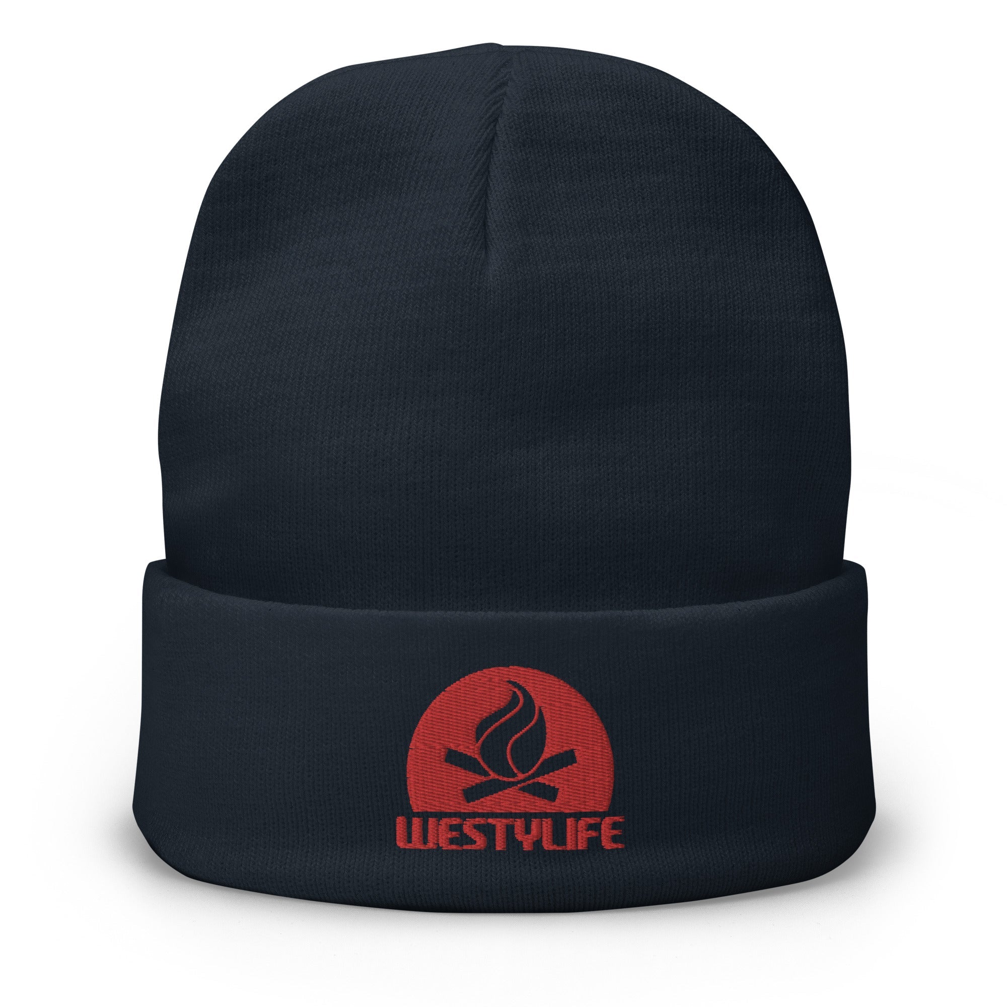 Westy Life Camp Fire Embroidered Beanie - OVERLANDERS Outfitter