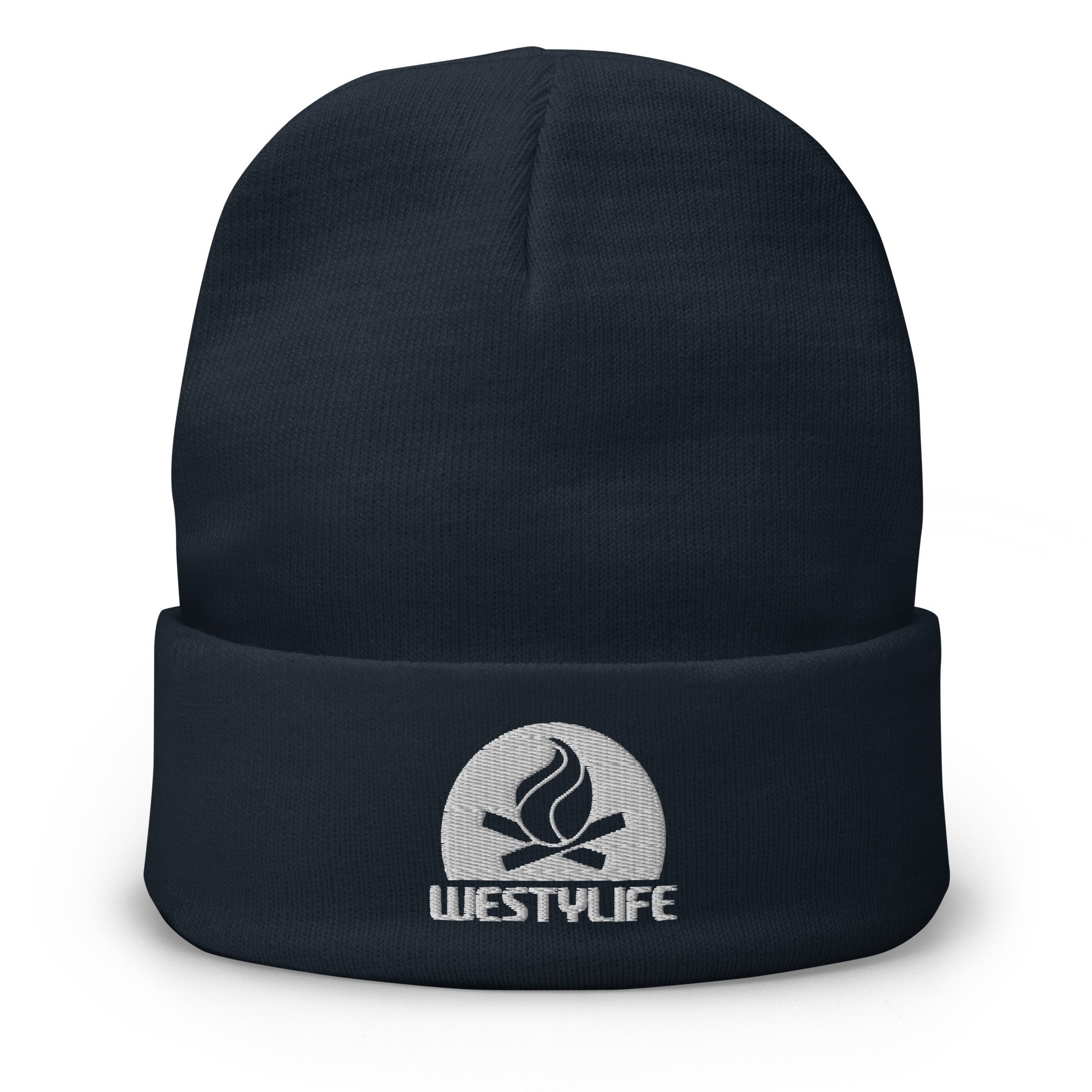 Westy Life Camp Fire Embroidered Beanie - OVERLANDERS Outfitter