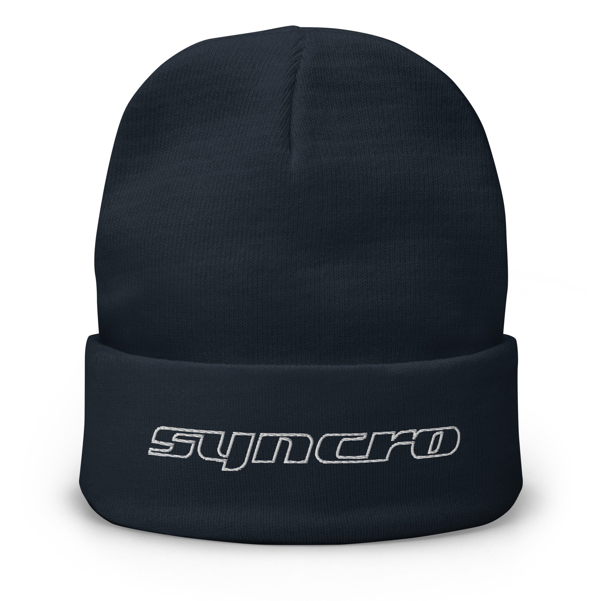 Syncro Script Embroidered Beanie - OVERLANDERS Outfitter
