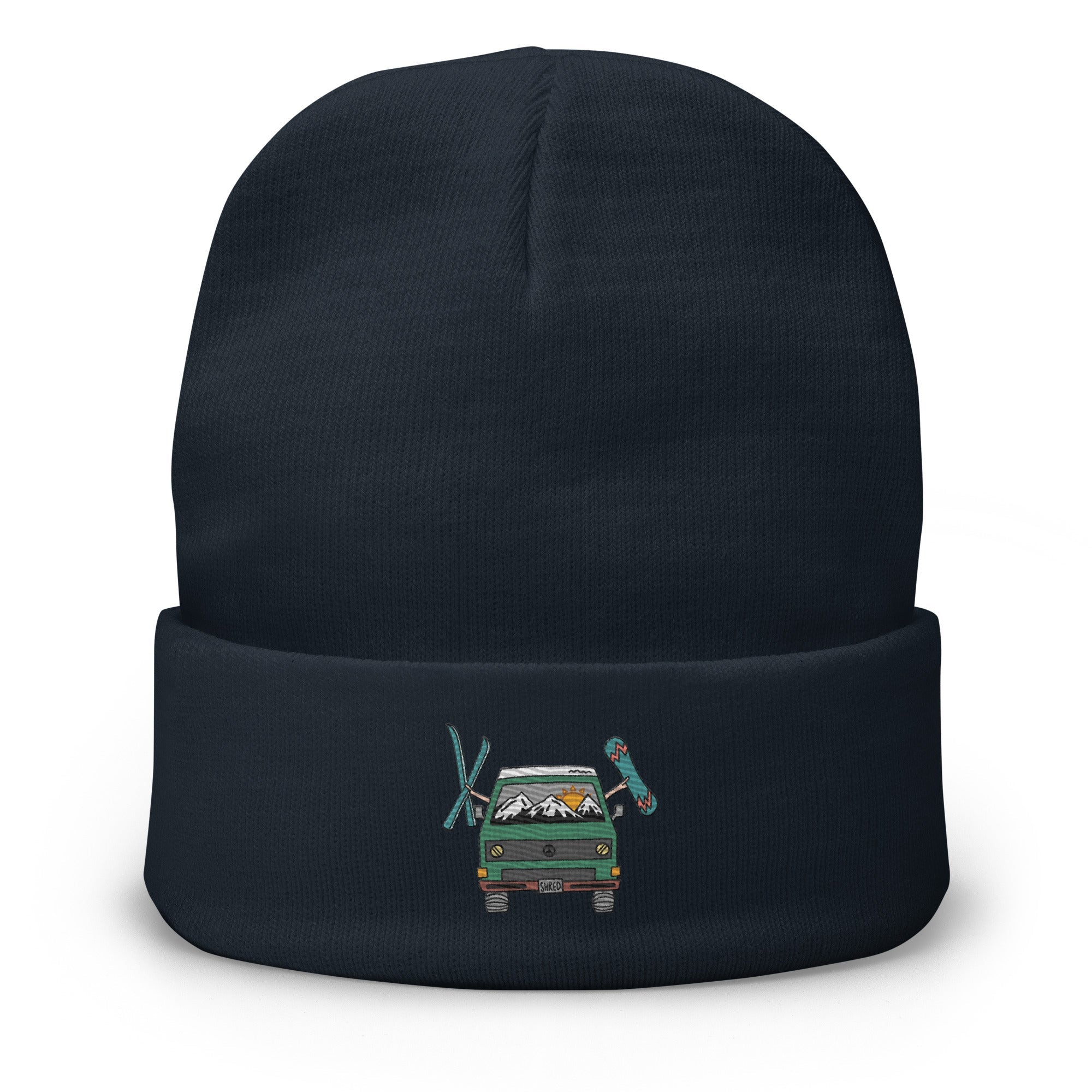 Shred Van Embroidered Beanie - OVERLANDERS Outfitter