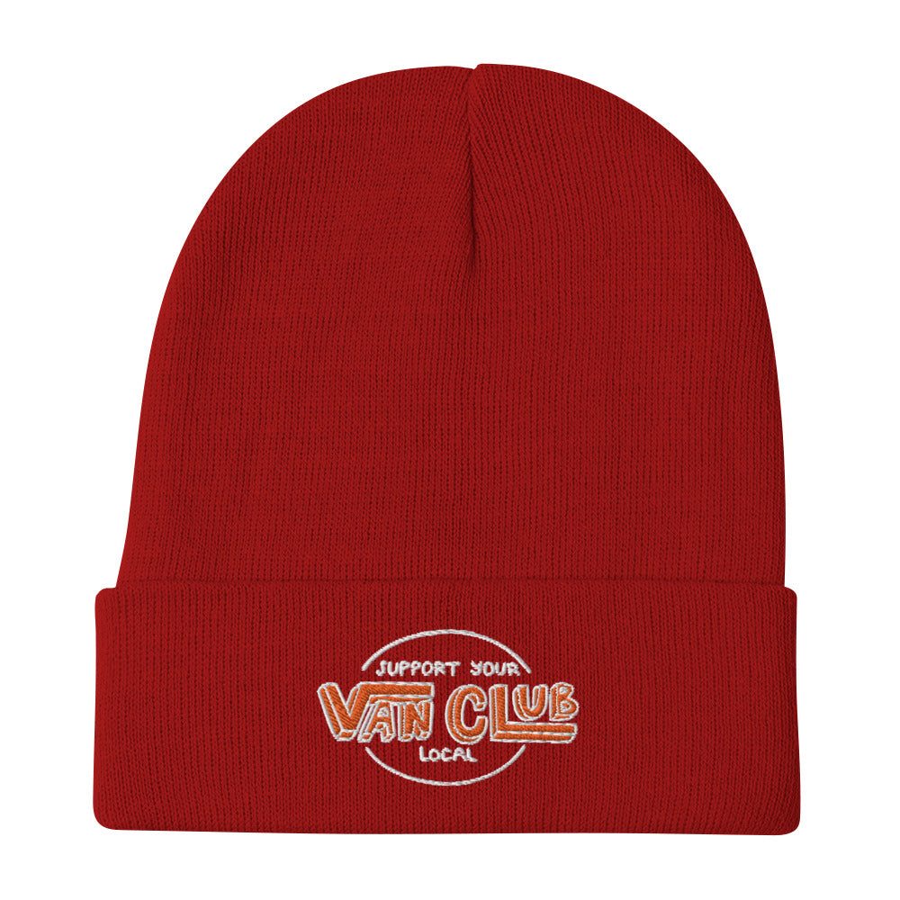 Support Your Local Van Club Embroidered Beanie - OVERLANDERS Outfitter