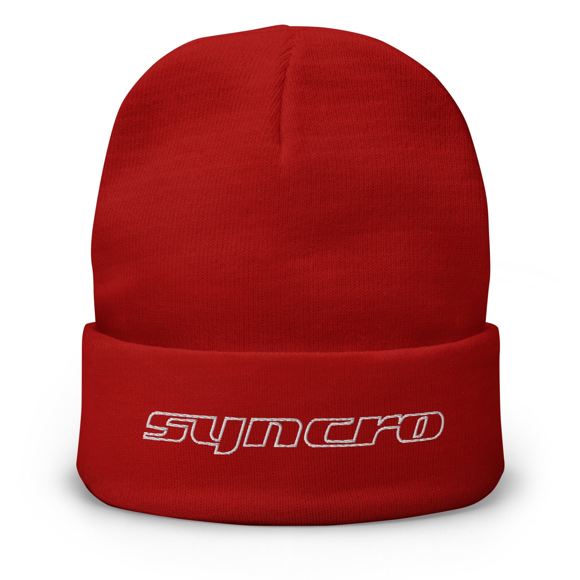 Syncro Script Embroidered Beanie - OVERLANDERS Outfitter
