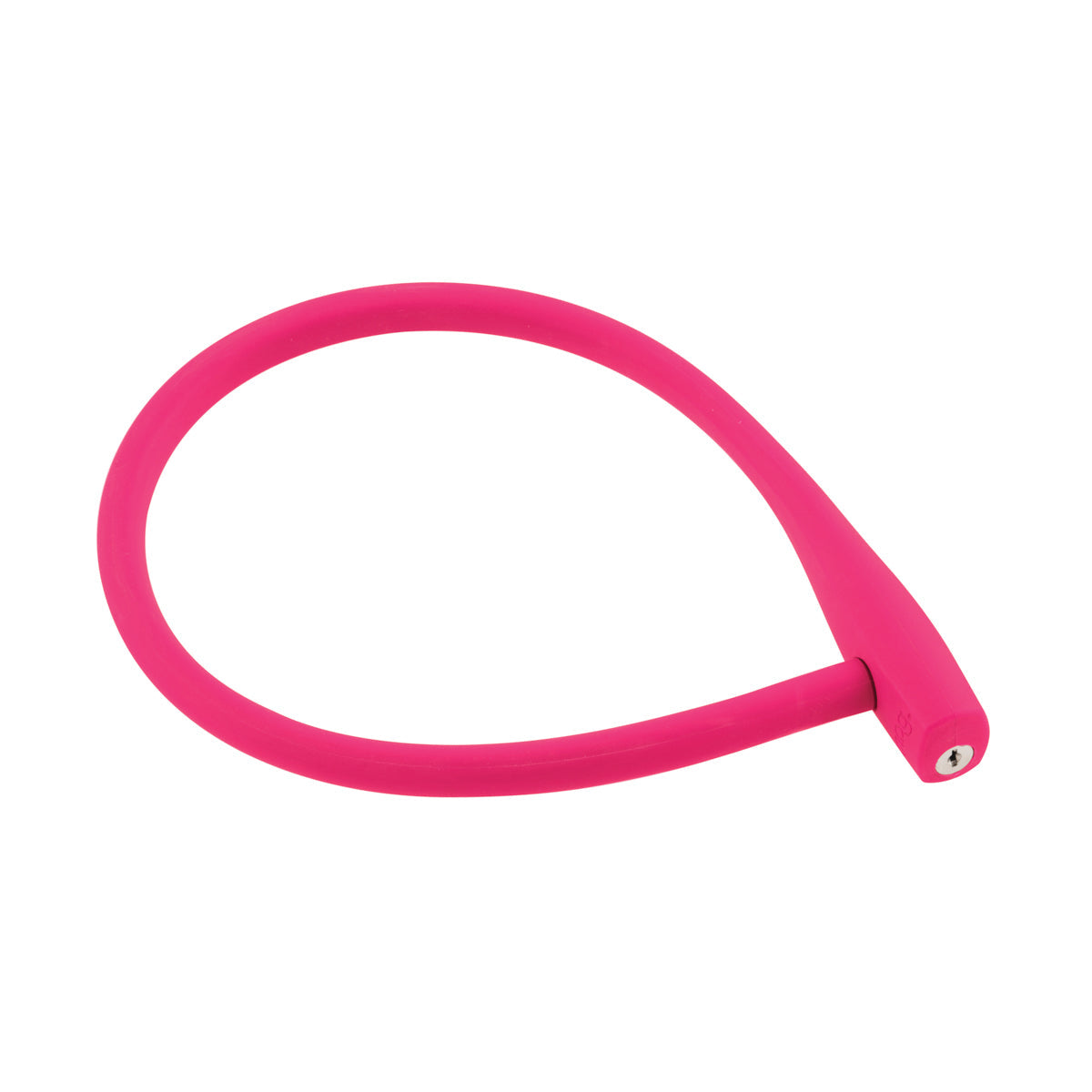 Knog Kabana cable lock in magenta by ZEITBIKE, featuring a flexible, durable lock design on a white background.