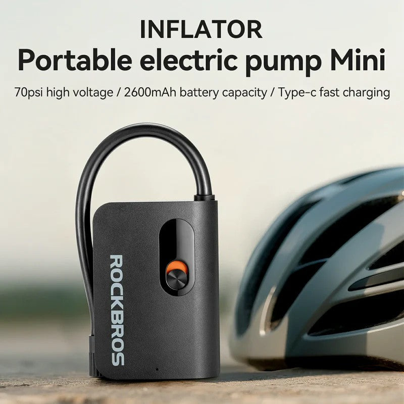 L1 Mini Electric Bike Pump - 70PSI - OVERLANDERS Outfitter