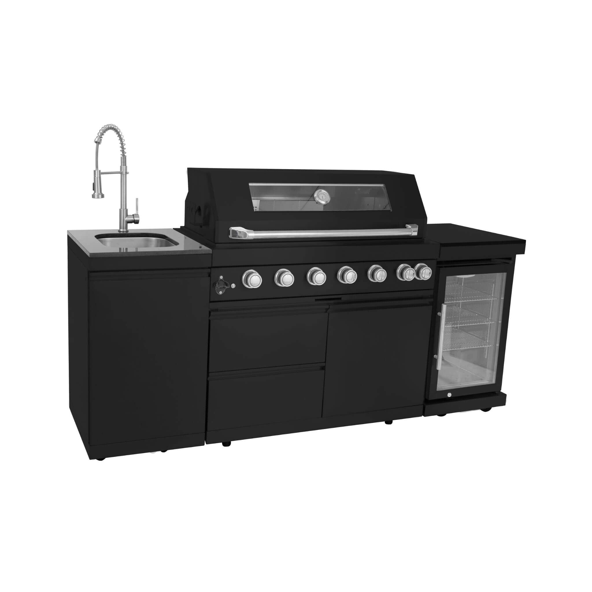 Large 68L Stainless Steel Single-Door Fridge For Outdoor Kitchen Islands (SAK15296) - We The Collective