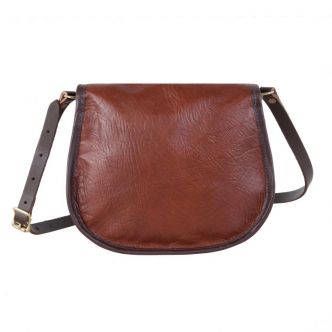 Backcountry Sportsman Bison Leather Medium Shell Purse with sleek design and durable leather finish.