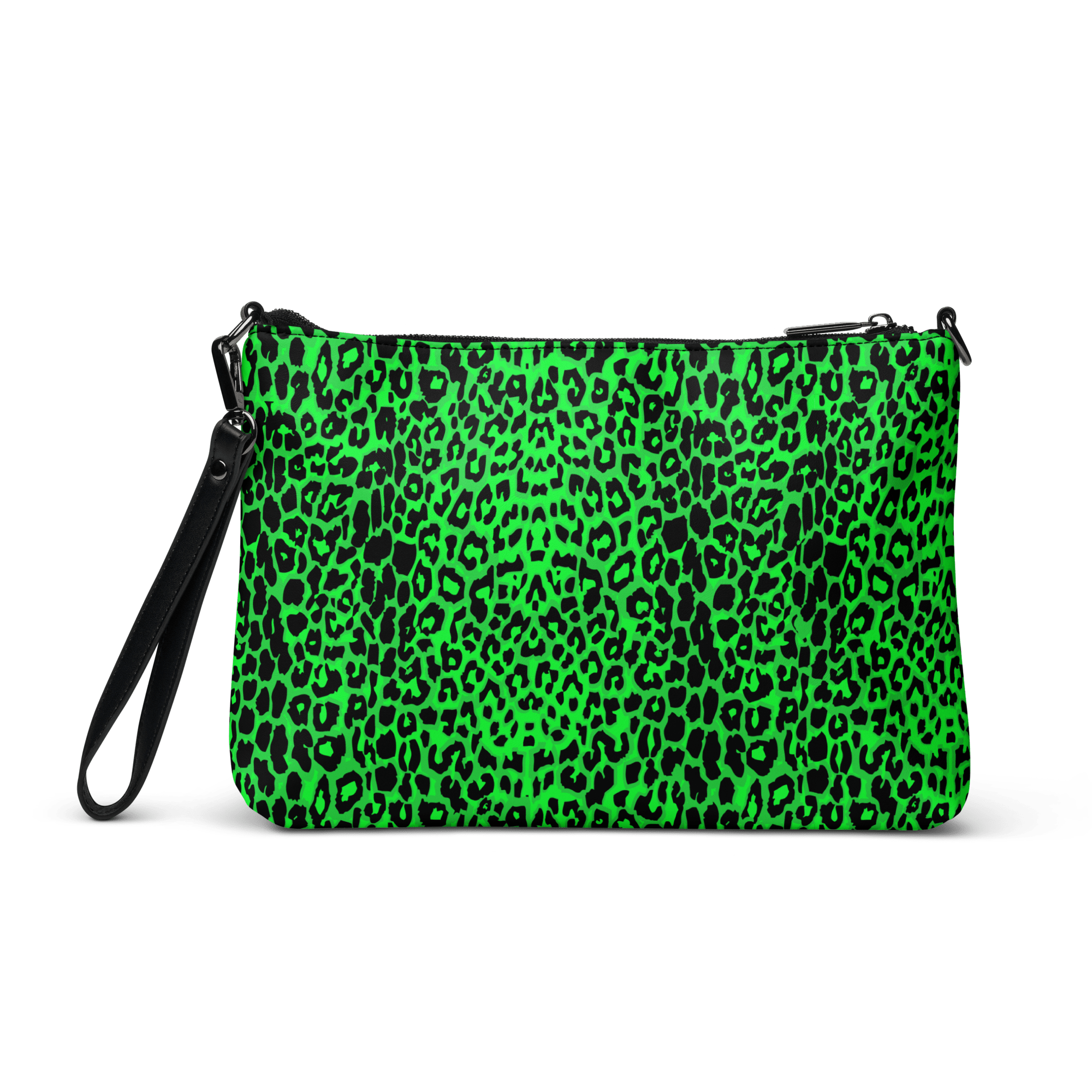 Lime Leopard Crossbody Bag