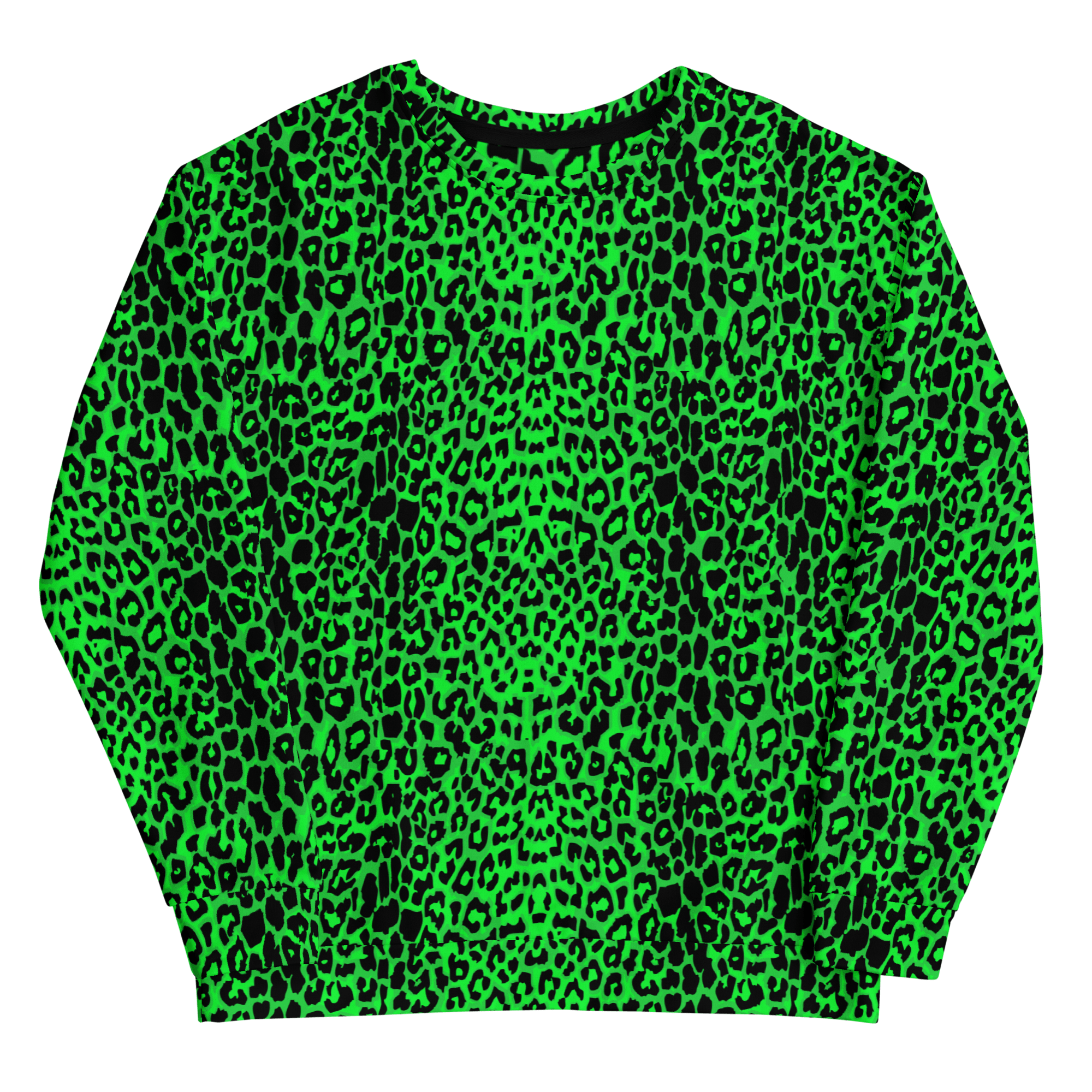 Lime Leopard Unisex Sweatshirt