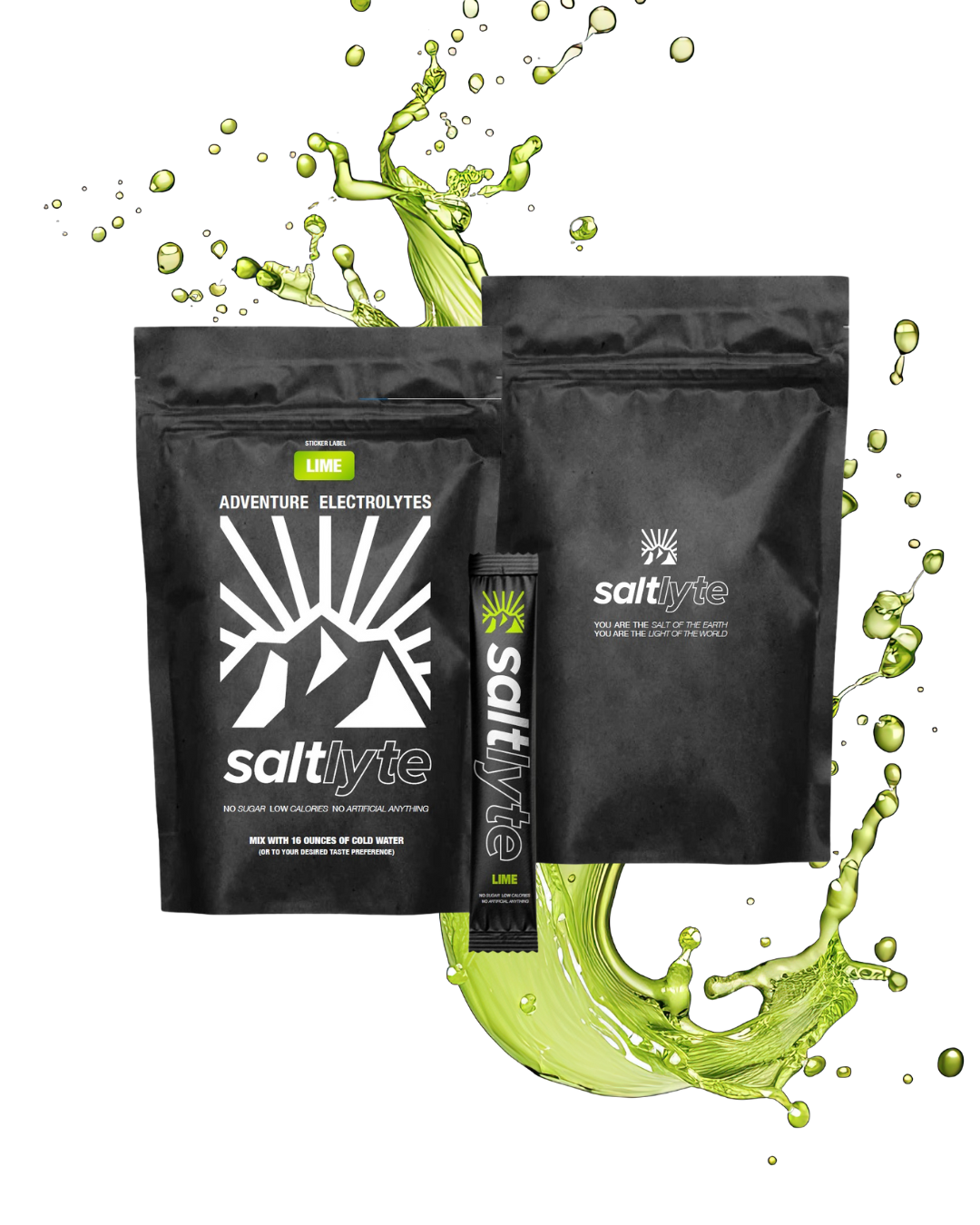 Saltlyte Lime Salt + Electrolytes (30 Pack Pouch) - We The Collective