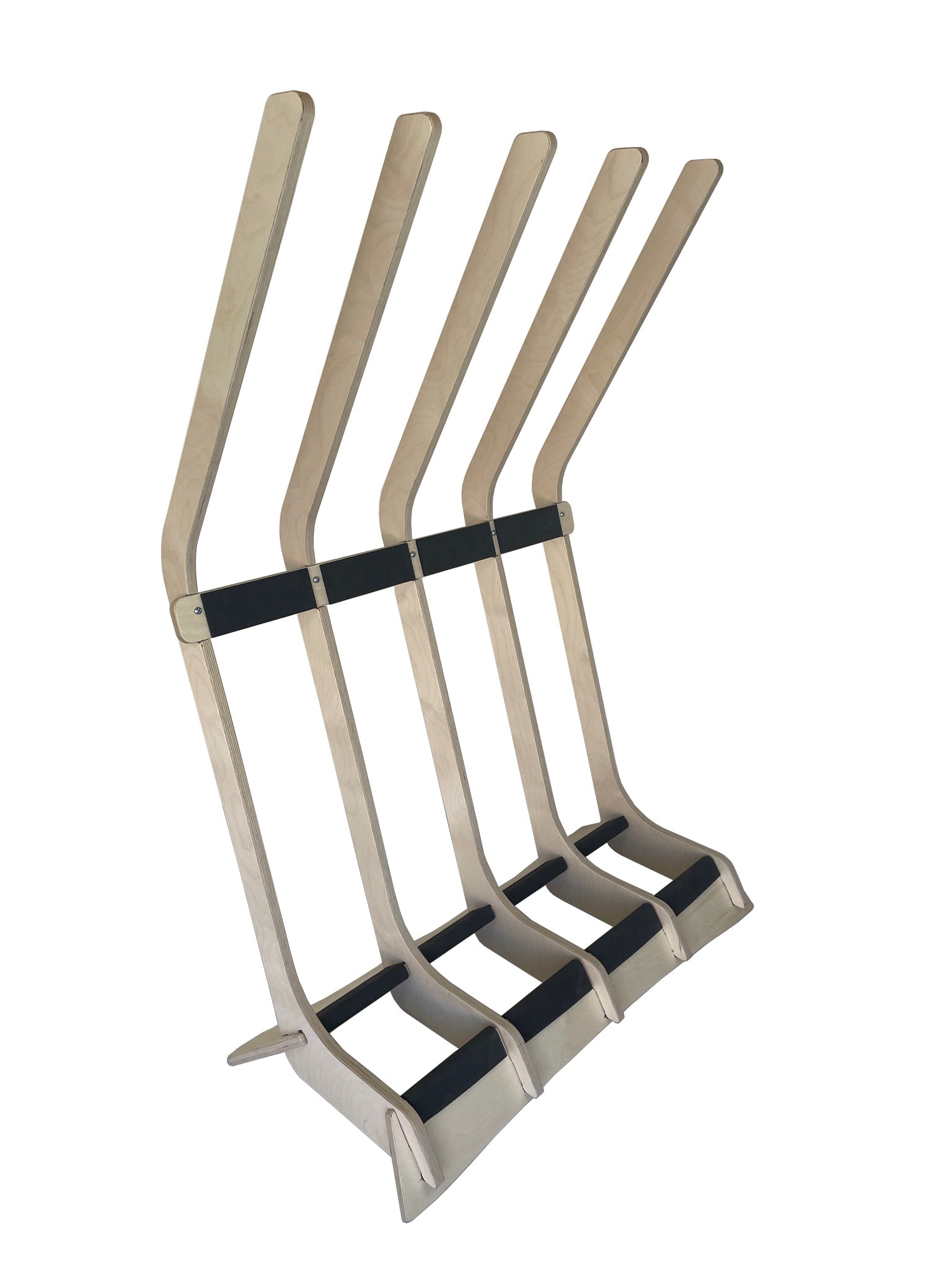 Freestanding surfboard rack by Rado Racks, showcasing multiple surfboards organized and displayed on a sturdy stand.