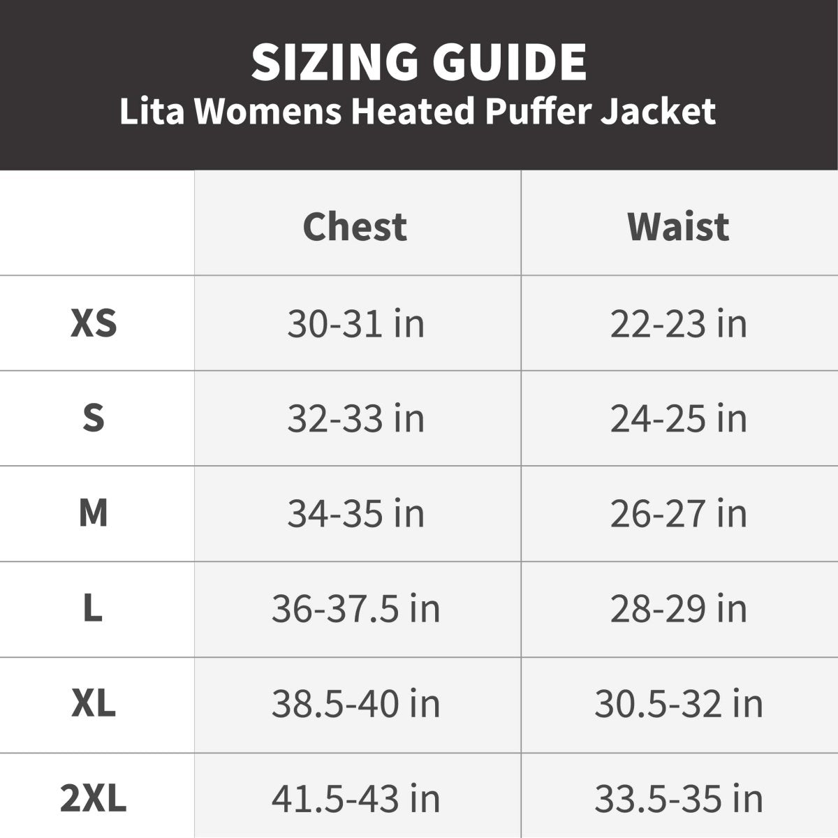 Lita Women's Heated Puffer Jacket - OVERLANDERS Outfitter