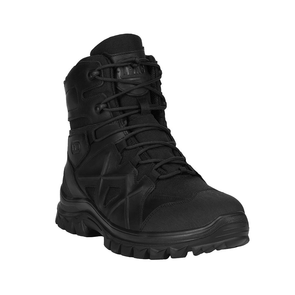 M-TAC tactical field boots with insulation for winter, featuring durable leather and rugged sole for outdoor use.