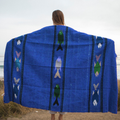 Electric Blue Fish Blanket
