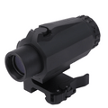 SFT2 Tactical Dragoon 3x magnifier mounted on a firearm with a clear view of the lens and mounting system.