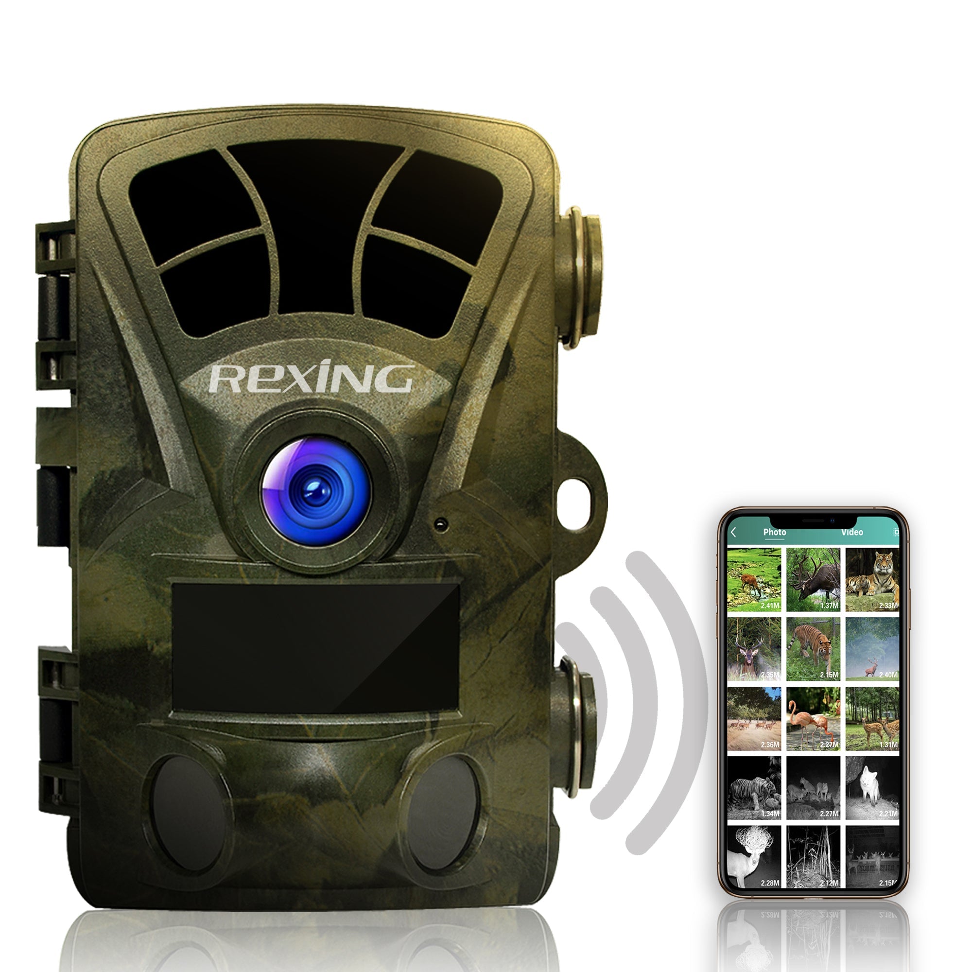 Rexing Woodlens H2 4K Wi-Fi Trail Camera (1 Pack) - OVERLANDERS Outfitter