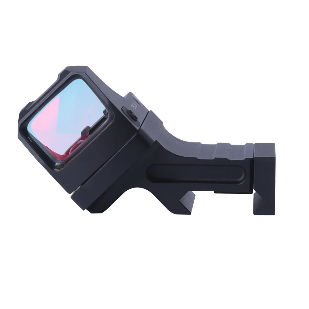 MUCTAC RMSc 45 Offset Red Dot Mount made of T6061 aluminum, lightweight at 1.48oz, designed for firearm optics, from MUCITUP.