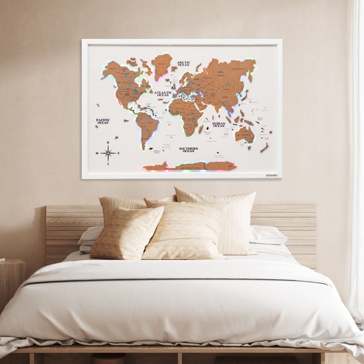 Map on Board LED 2.0 Cork - OVERLANDERS Outfitter