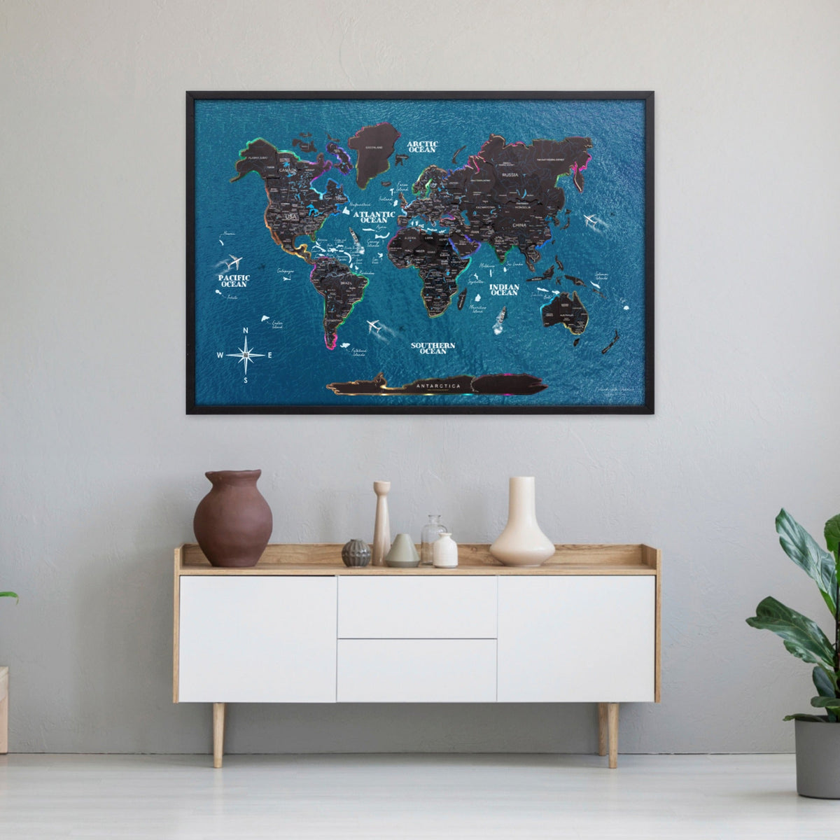 Map on Board LED 2.0 Midnight - OVERLANDERS Outfitter