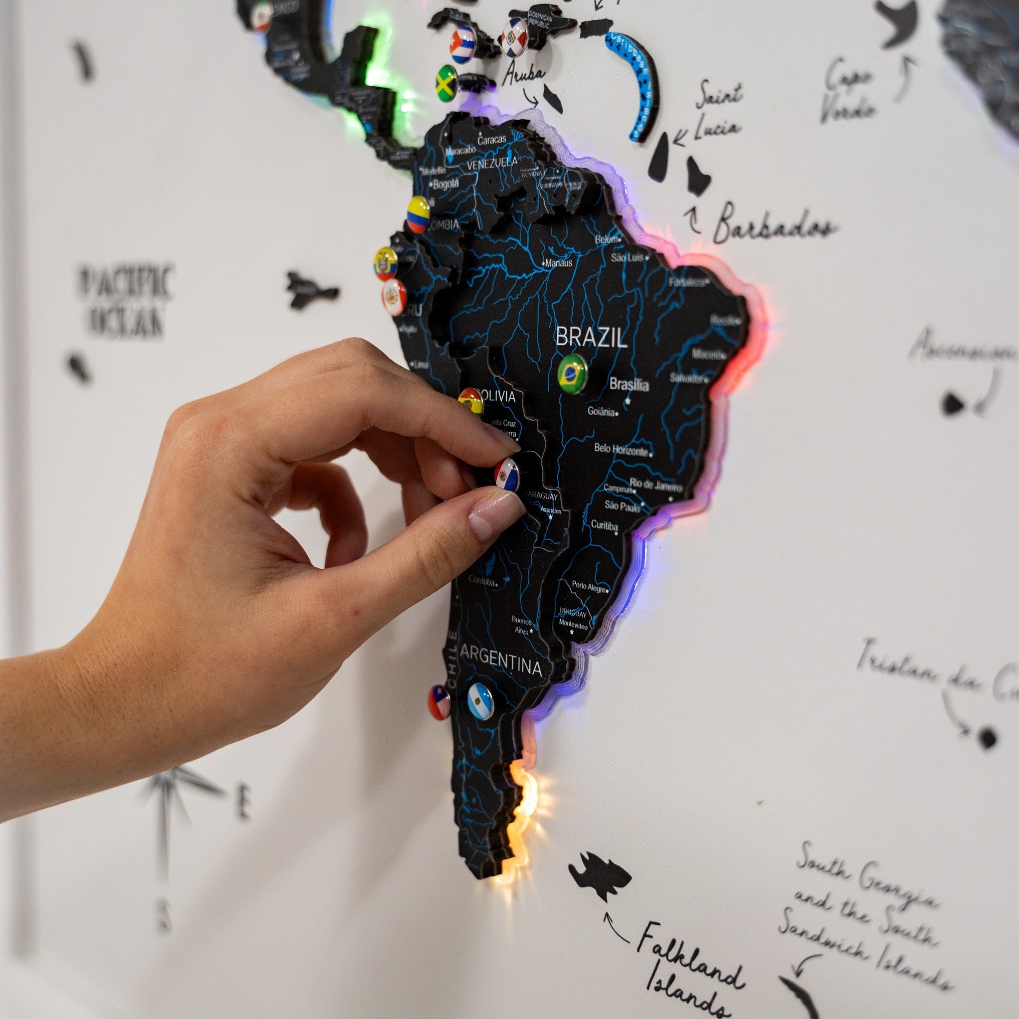 Map on Board LED 2.0 Midnight