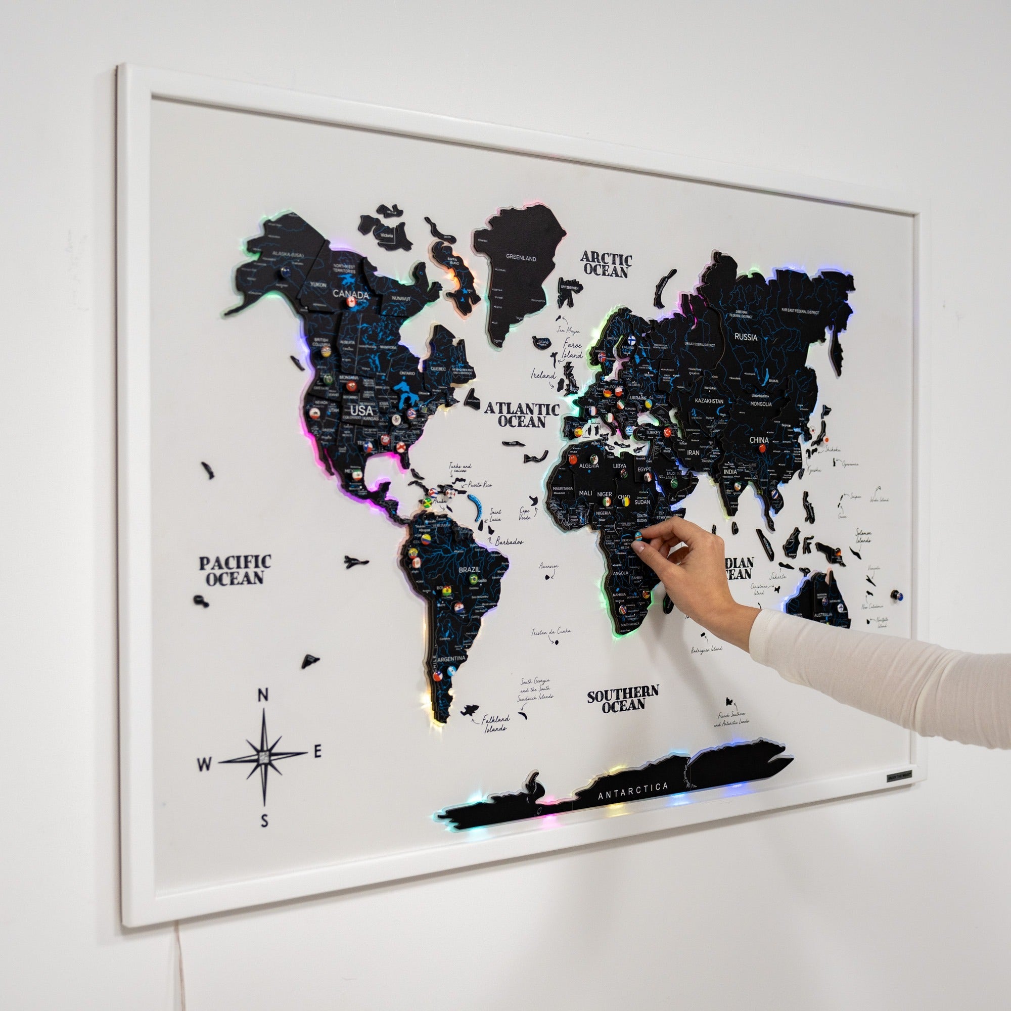 Map on Board LED 2.0 Midnight