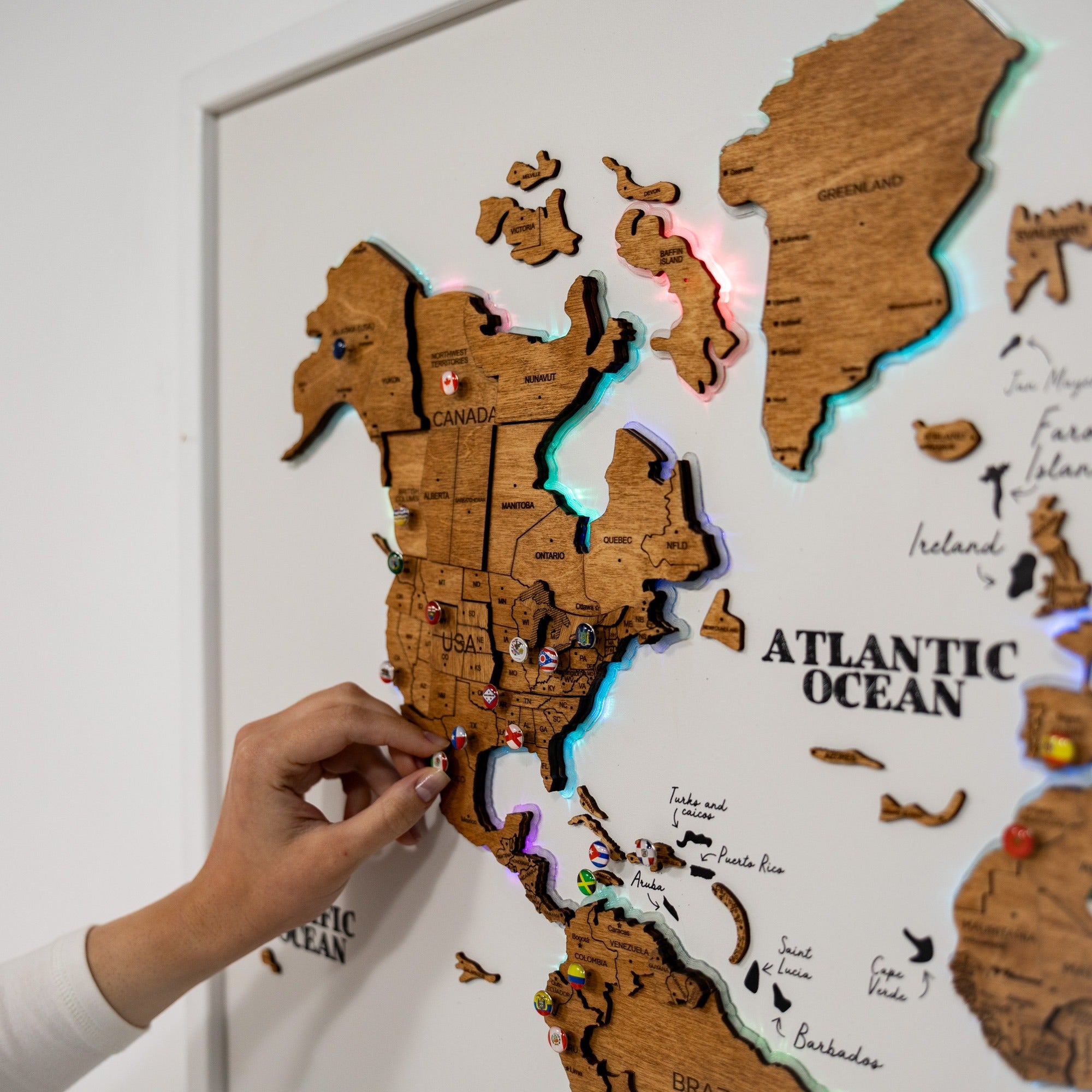Map on Board LED 2.0 Oak