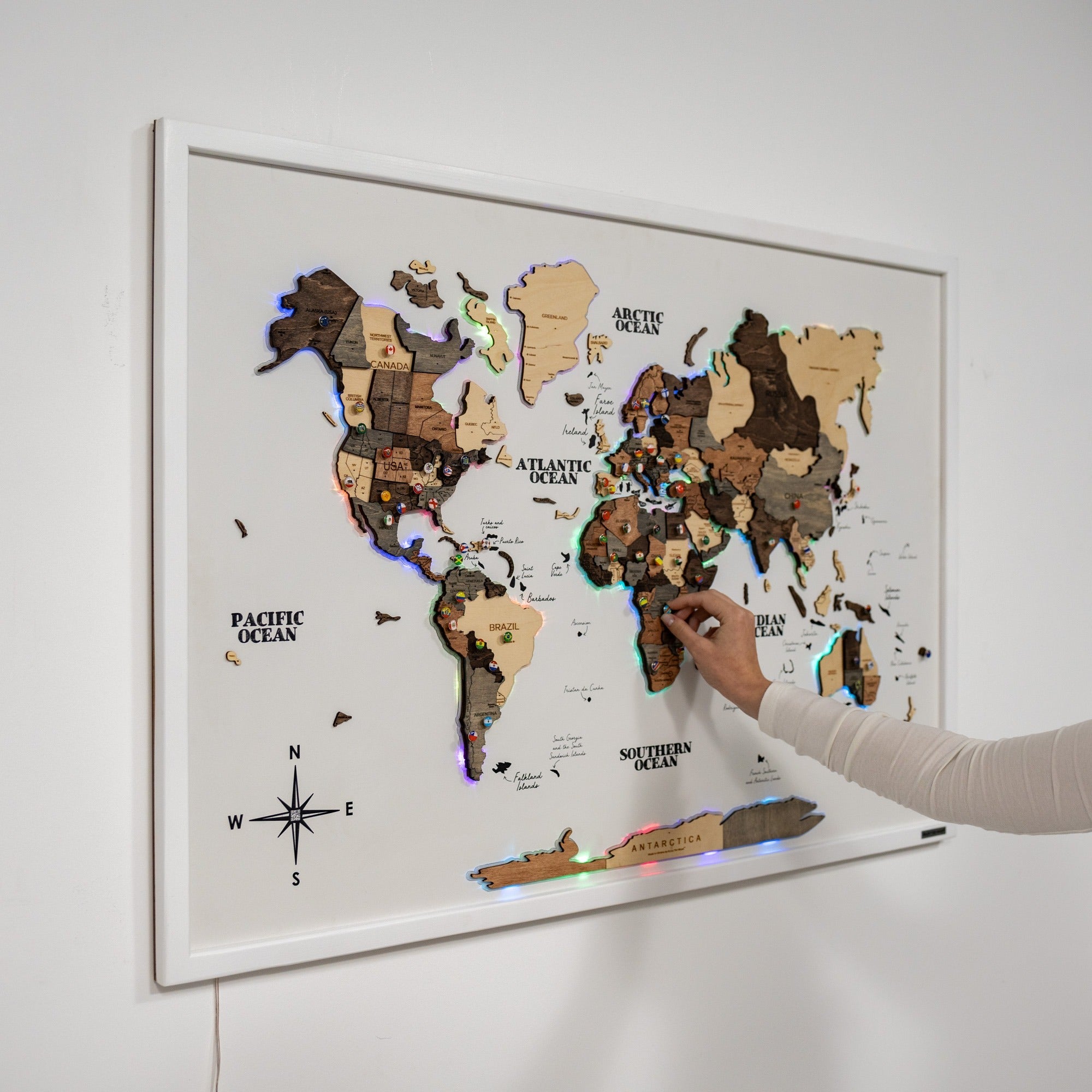 Map on Board LED 2.0 Smokey