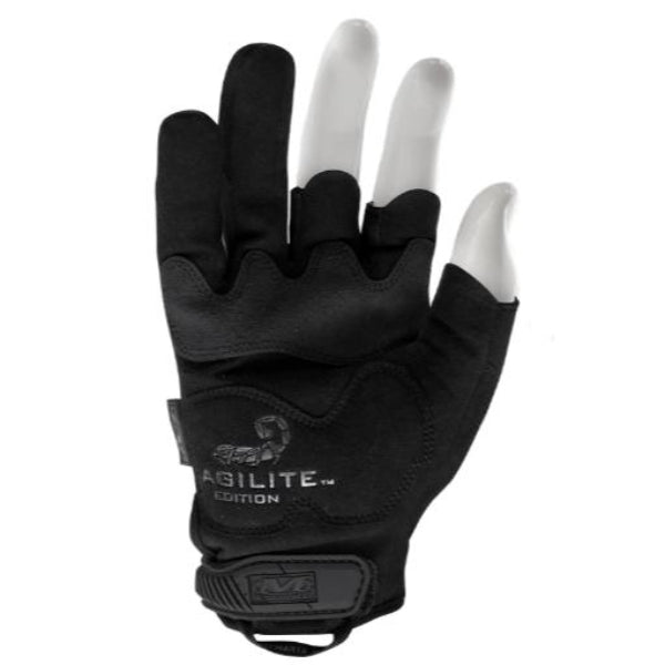 HCC Tactical Mechanix M-PACT® Agilite Edition tactical gloves with reinforced palms and adjustable wrist straps.