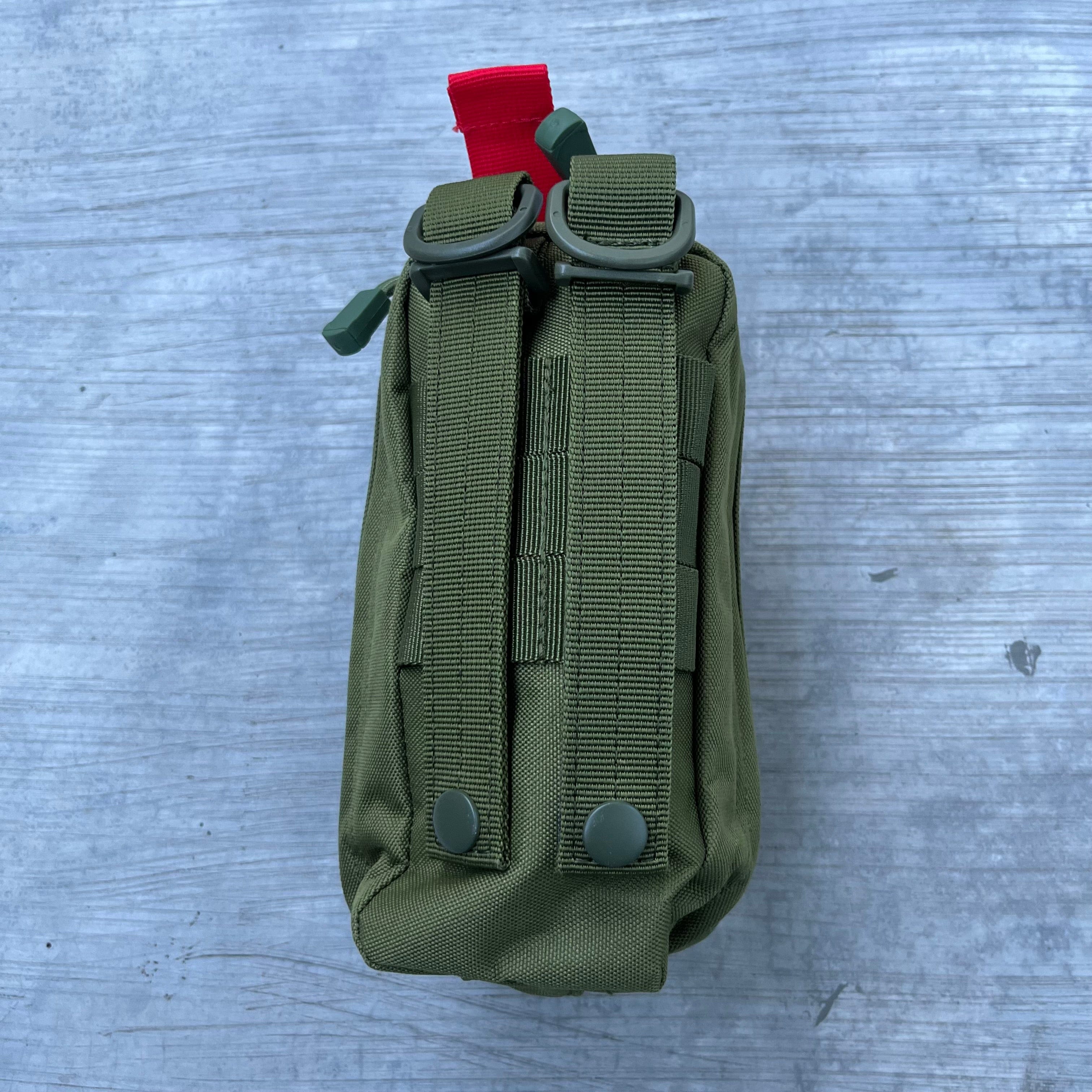 SFT2 Tactical Essential IFAK bag in black, designed for medical supplies and emergency response.