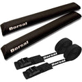 DORSAL Sunguard (No Fade) Aero Roof Rack Pads and 15 ft Straps - Pack of 4 for Car Surfboard Kayak SUP Snowboard - OVERLANDERS Outfitter