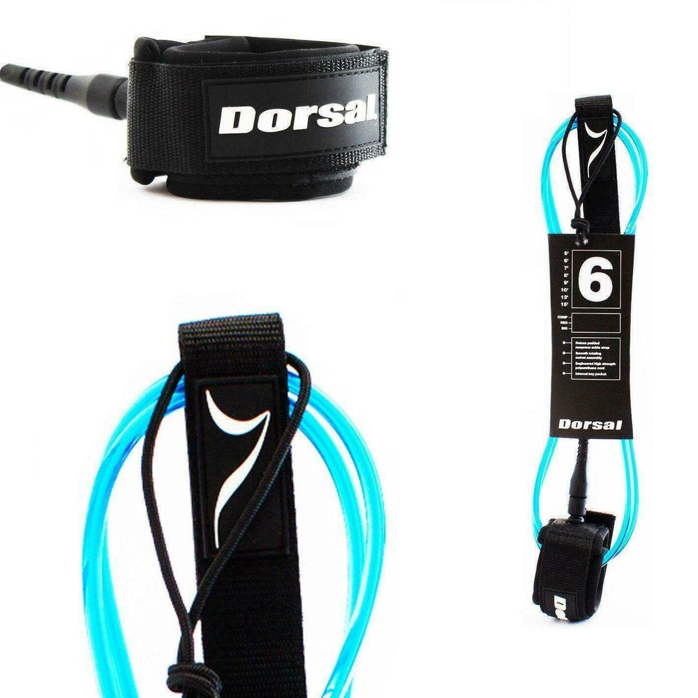 DORSAL Surf Leash for Surfboard Longboard SUP Leg Rope - OVERLANDERS Outfitter