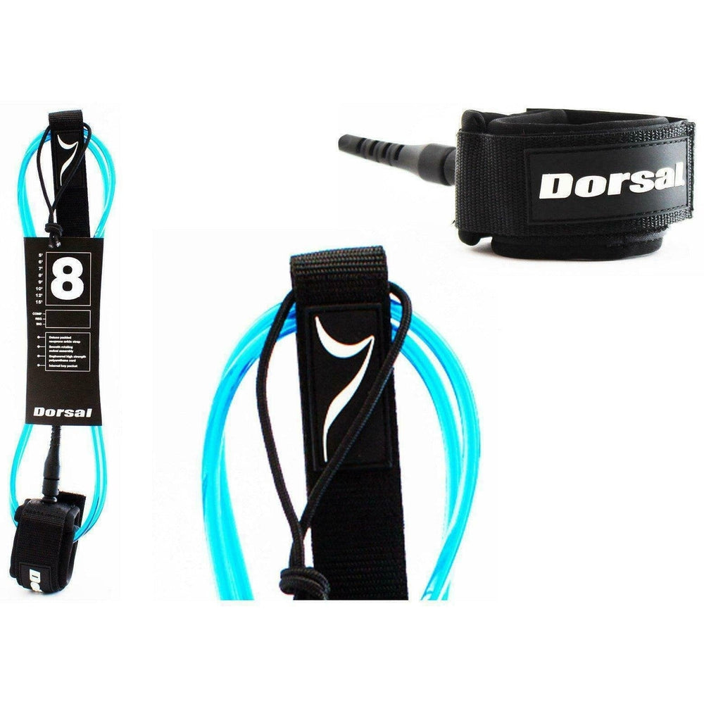 DORSAL Surf Leash for Surfboard Longboard SUP Leg Rope - OVERLANDERS Outfitter