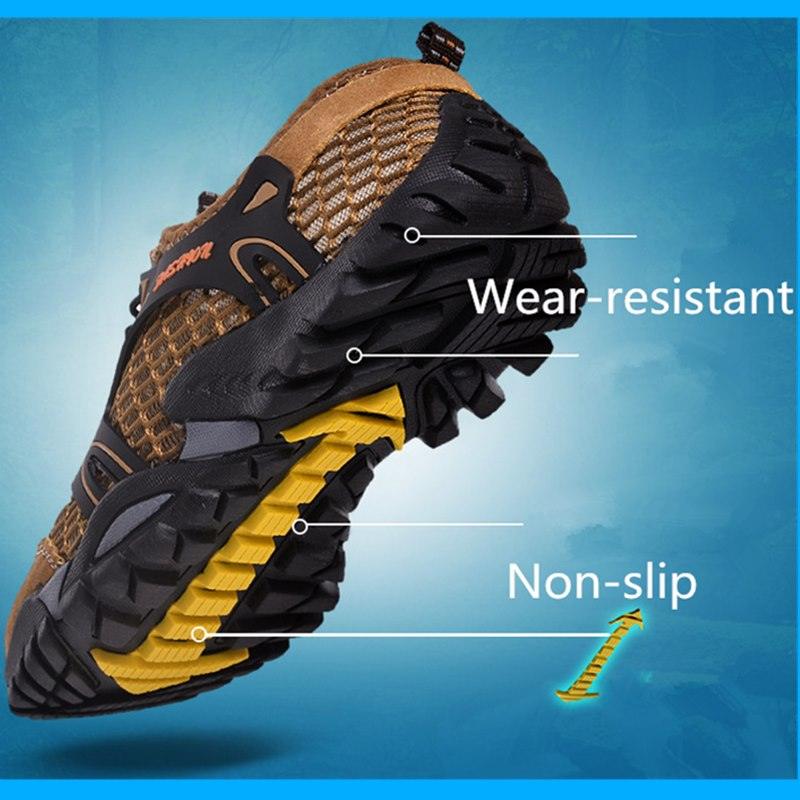 Men and women Stevvex mesh hiking shoes with breathable fabric, rubber sole, quick-dry water sports shoes for hiking, swimming, and walking.