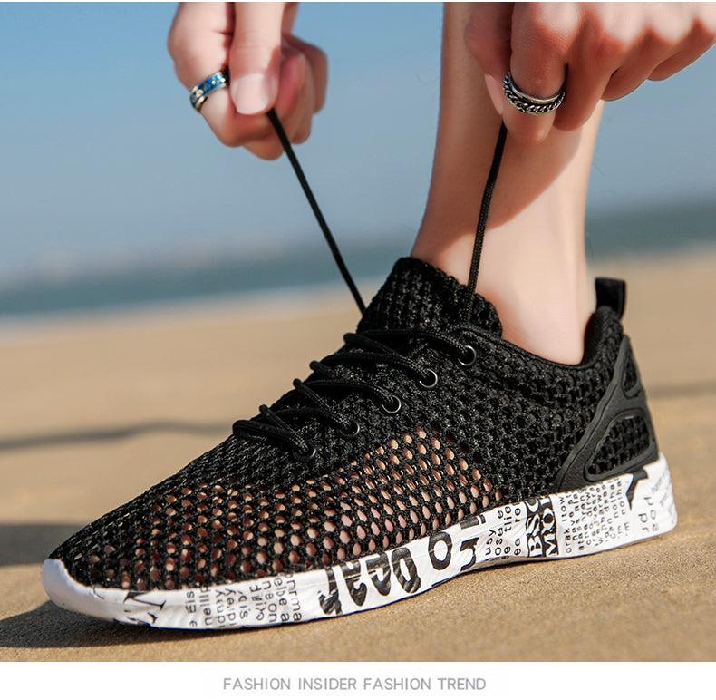Mens Stevvex aqua breathable quick dry water shoes with slip-resistant soles, ideal for beach, fishing, and outdoor water activities.