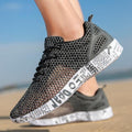 Men's Stevvex aqua breathable quick-drying water shoes for beach, fishing, and outdoor walking, lightweight, non-slip, athletic sneakers