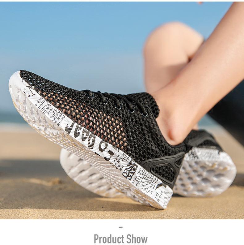 Men’s Stevvex aqua breathable quick-dry water shoes for beach, fishing, and outdoor activities with non-slip sole and lightweight design.