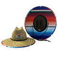 Straw Lifeguard Sun Beach Hats for Adults - Sarape - OVERLANDERS Outfitter