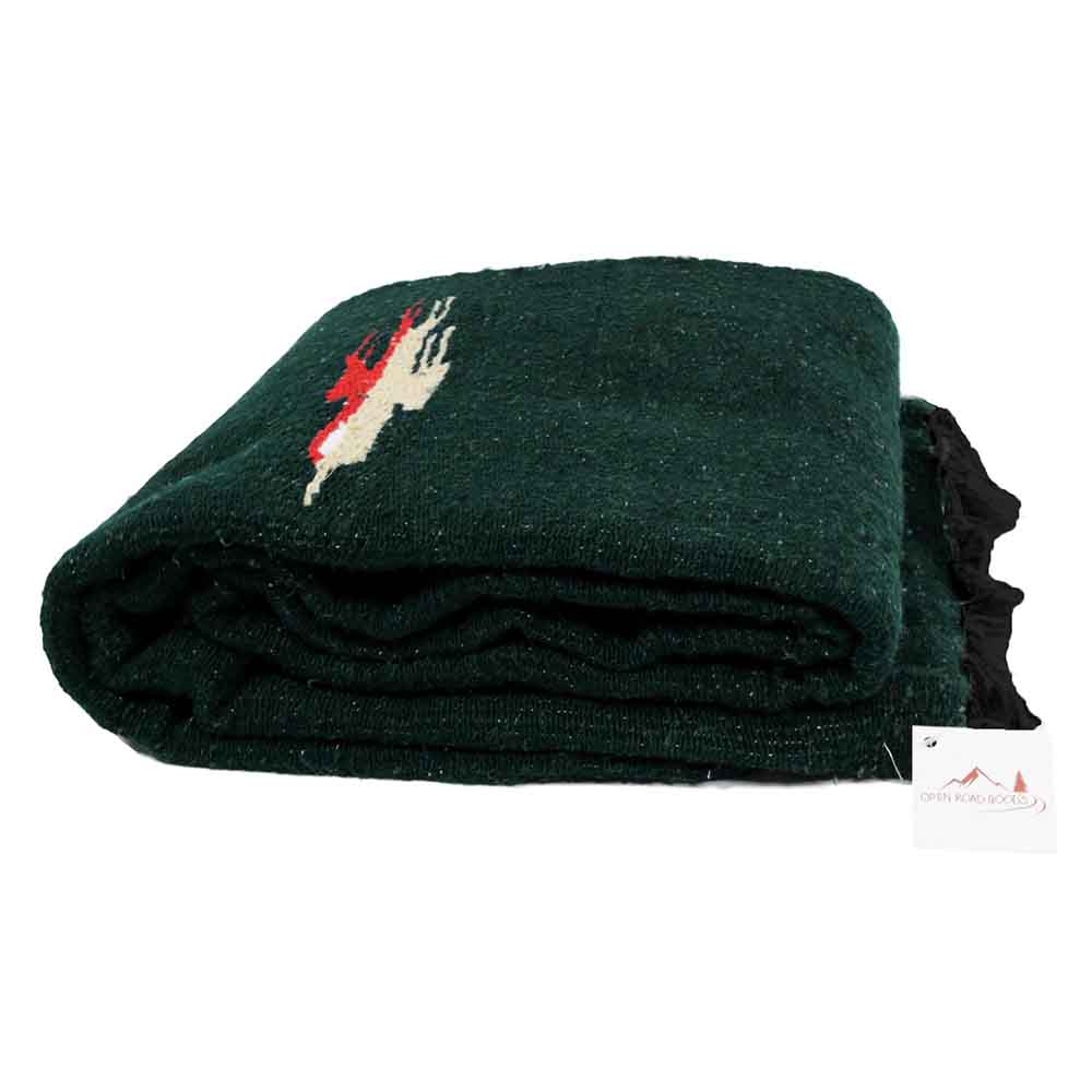 Dark Green Baja Thunderbird Blanket - OVERLANDERS Outfitter